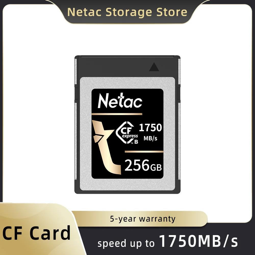 Netac 1750 mb/s CF ī, CFexpress B Ÿ PCIE Gen3x2 NVME1.4 TLC Ʈ ÷ ޸ ī, CF2000, 256GB, 512GB, 1TB  ī